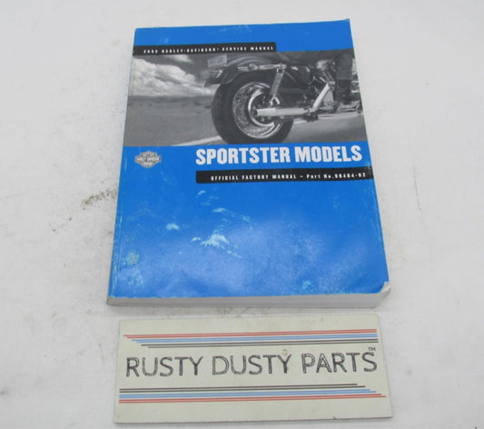 Harley-Davidson Official Factory 2002 Sportster Service Manual Book 99484-02