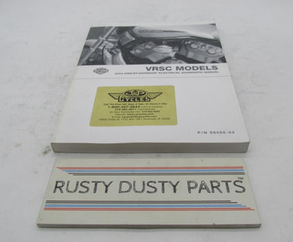 Harley Official Factory 2004 VRSC V-Rod Electrical Diagnostics Manual 99499-04