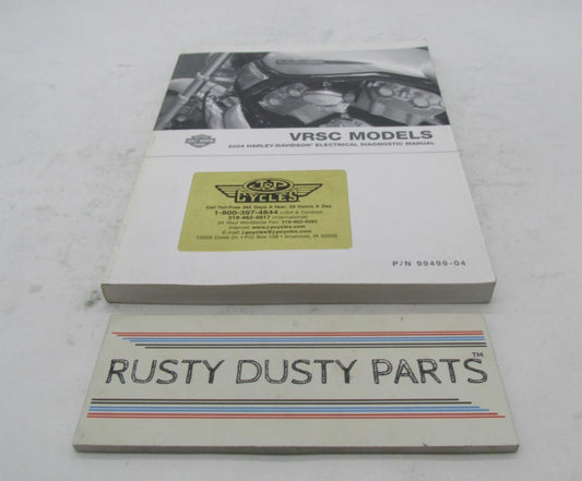Harley Official Factory 2004 VRSC V-Rod Electrical Diagnostics Manual 99499-04