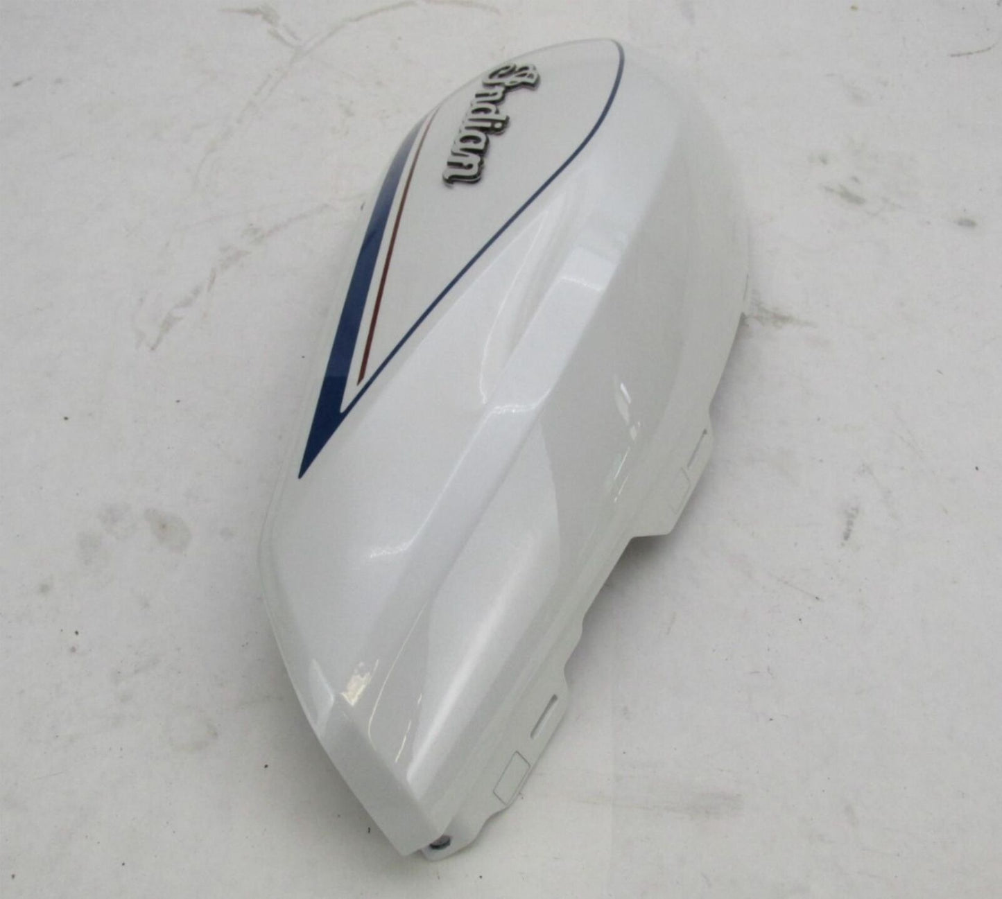 Indian Genuine NOS Single Left Side Peal White Gas Tank Cover 2884143-1807