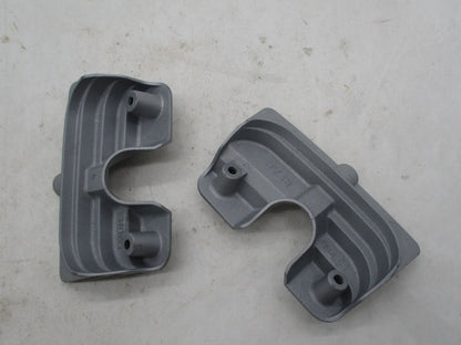 Harley Grey Finned Spark Plug Head Bolt Covers Twin Cam Bagger Softail Dyna