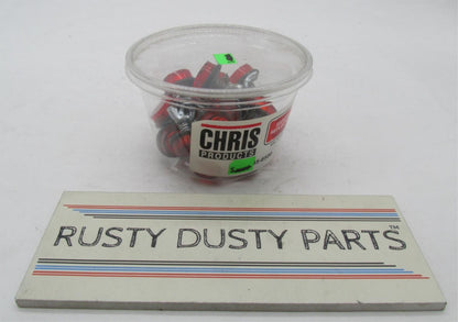 Lot of 21 Chris Products Safety Red Licence Plate Reflectors