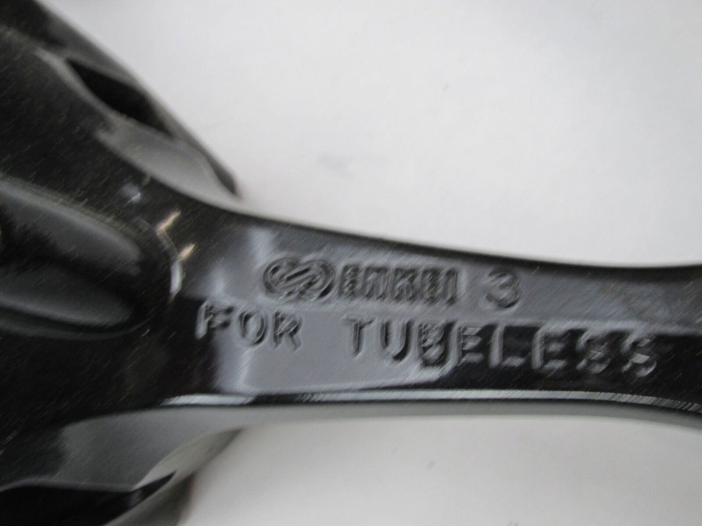 Enkei Motorcycle Tri Spoke 3 Spoke 17x3.5" Black Front Wheel