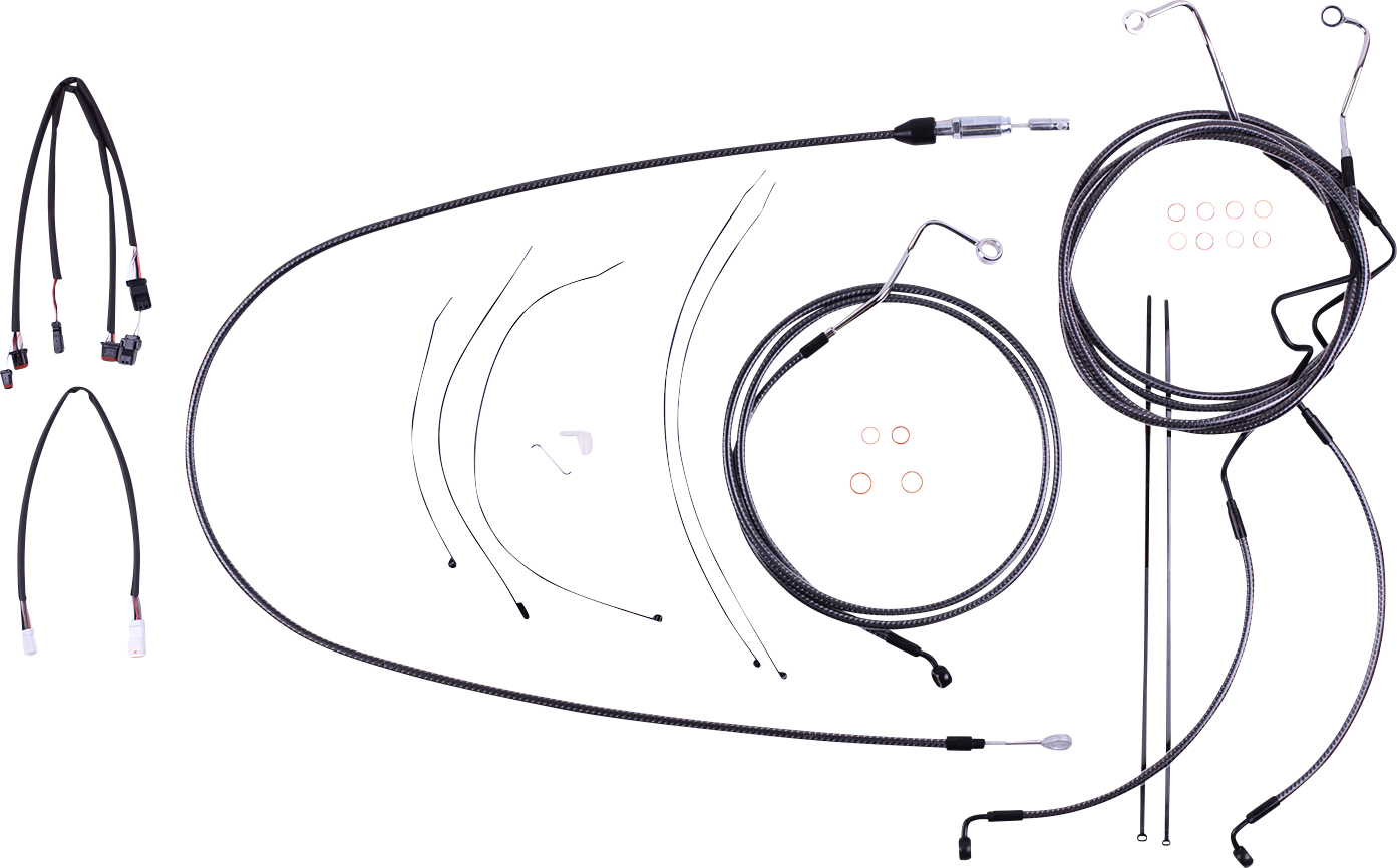 Magnum KARBONFIBR Designer Handlebar Installation Kit 7871221