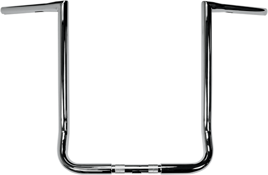 LA Choppers 1 1/4in. Twin Peaks Touring Handlebar Chrome LA-7361-18