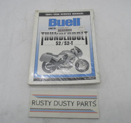 Buell NOS Sealed Factory 1995/1996 Thunderbolt S2/S2T Service Manual 99489-96Y