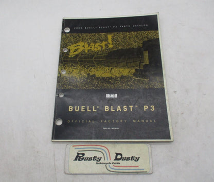 Harley Buell Official Factory 2000 Blast P3 Parts Catalog 99573-00Y