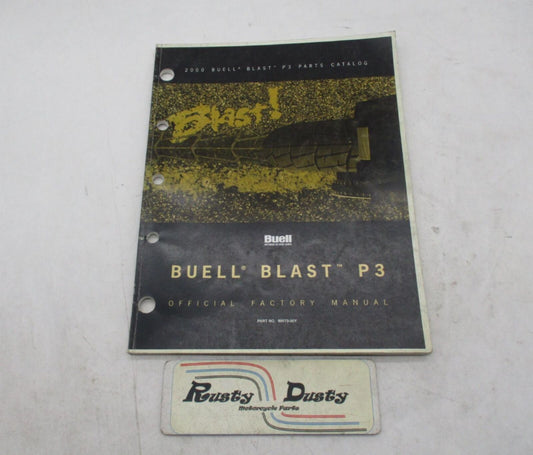 Harley Buell Official Factory 2000 Blast P3 Parts Catalog 99573-00Y