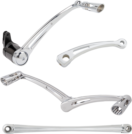 Arlen Ness Foot Control Kit w/ Heel/Toe Shifter Chrome 420-107