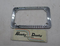 Harley Davidson Drag Specialties Chrome License Plate Frame DS20300214 2030-0214