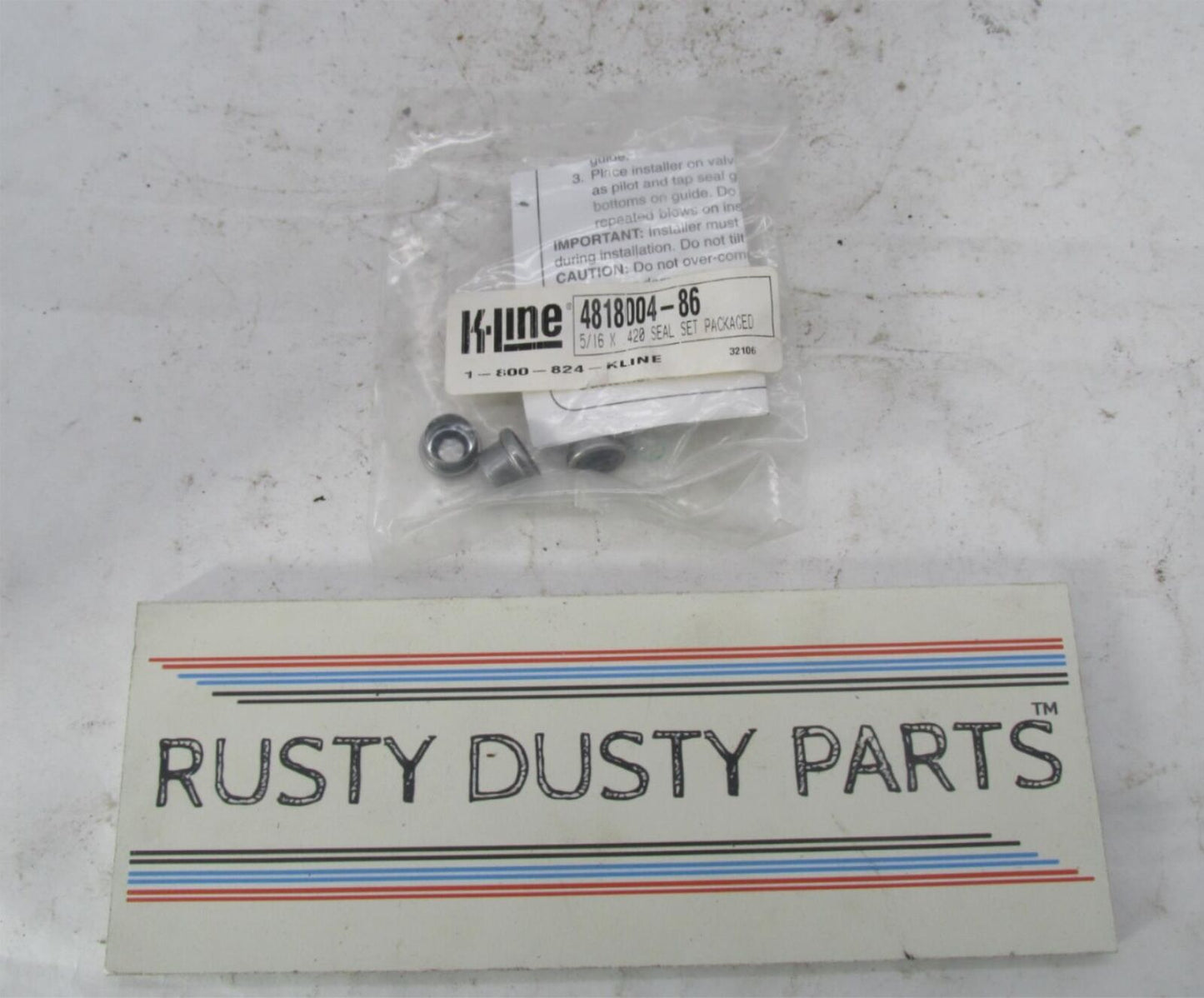 Harley-Davidson NOS K-Line Valve Stem Seals Seal Kit 4818004-86