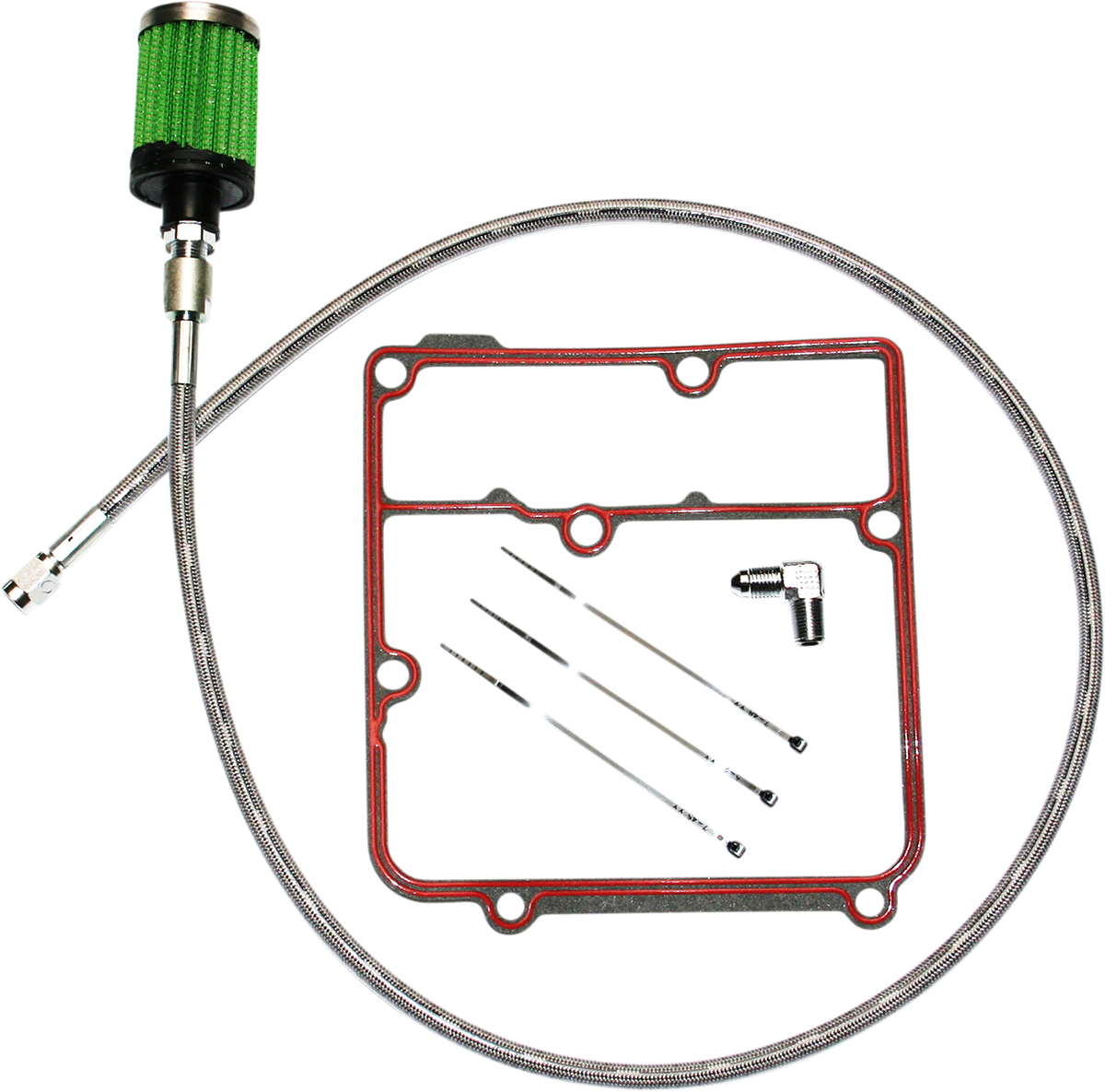 Feuling Oil Tank Breather Kit Stainless Steel 3070