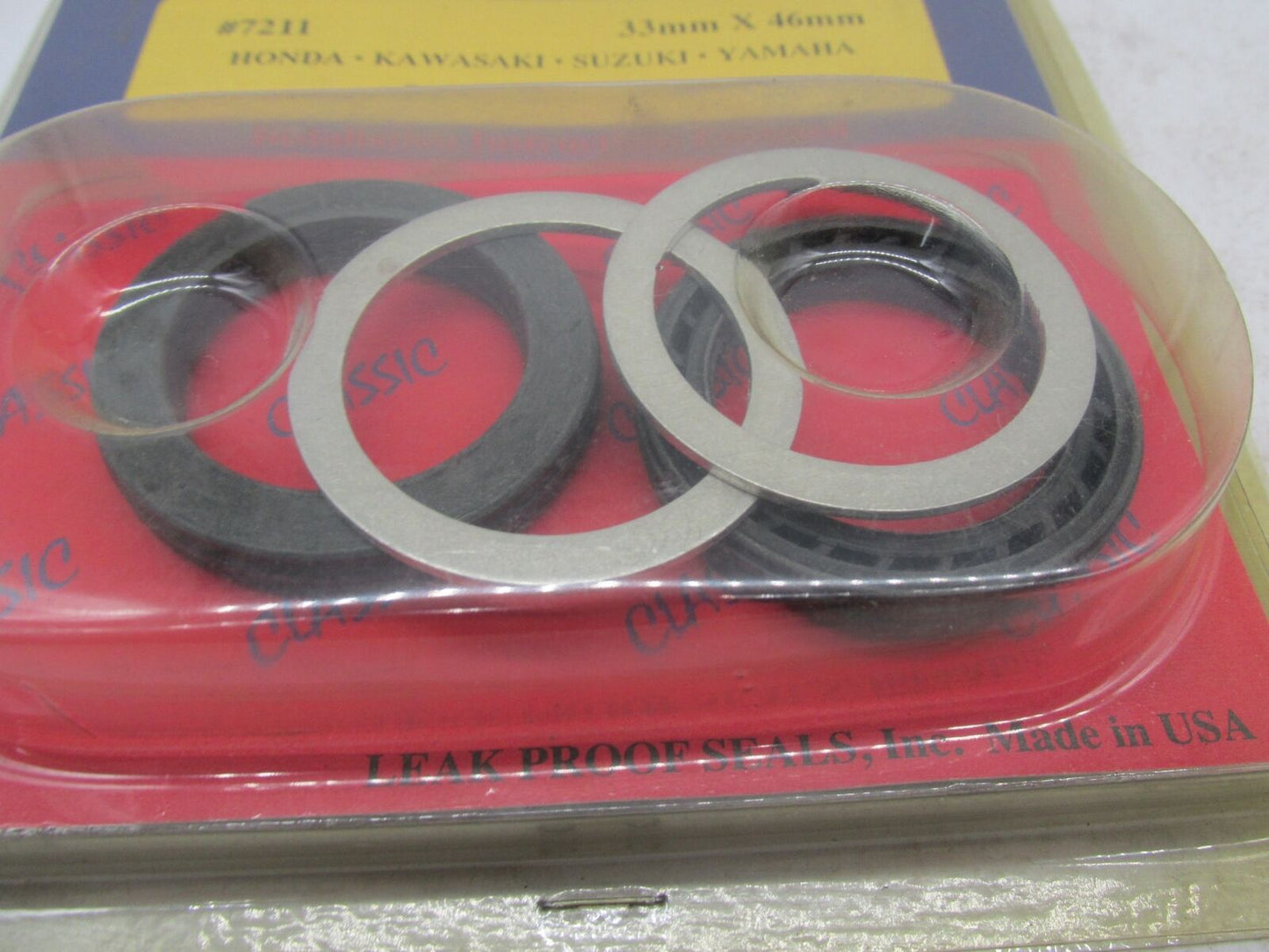 Honda Kawasaki Suzuki Leak Proof Seals Classic Fork Seals 33MM X 46MM 7211