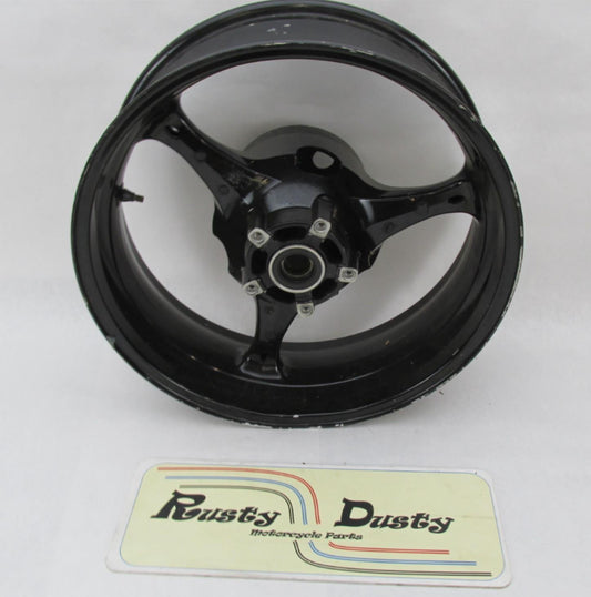 Enkei Motorcycle 3 Spoke Tri Spoke 17 X 5.5" Black Rear Wheel Rim