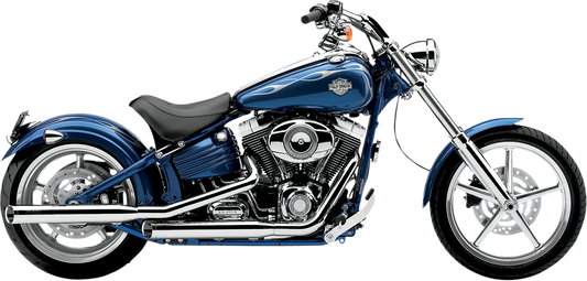 Cobra 3 Slip-On Mufflers with Tips for V-Twin Chrome 6003