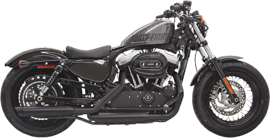 Bassani 3in. Firepower Slip-Ons Black Billet Slash-Cut End Cap - Black 1X27SBB