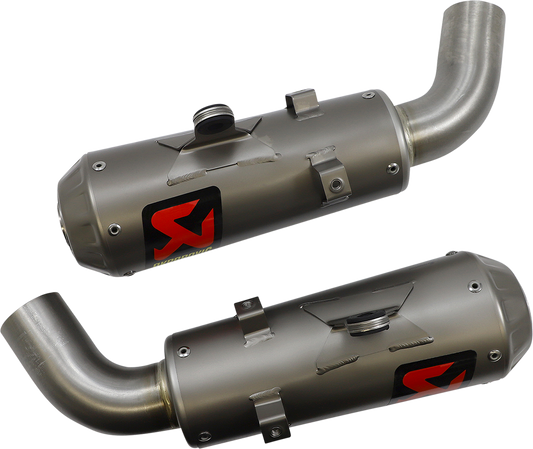 Akrapovic Slip-On Line Muffler Titanium S-D9SO15-HCBT