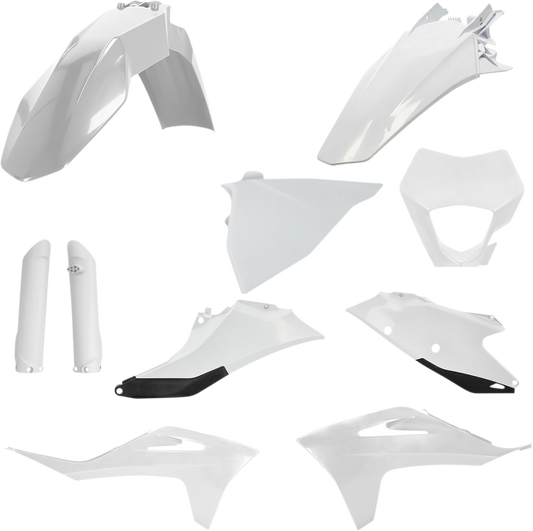 Acerbis Full Plastic Kit White/Black 2872811035