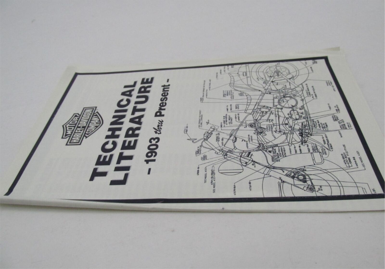 Harley-Davidson Genuine 1903-Present Technical Literature List 99528-97