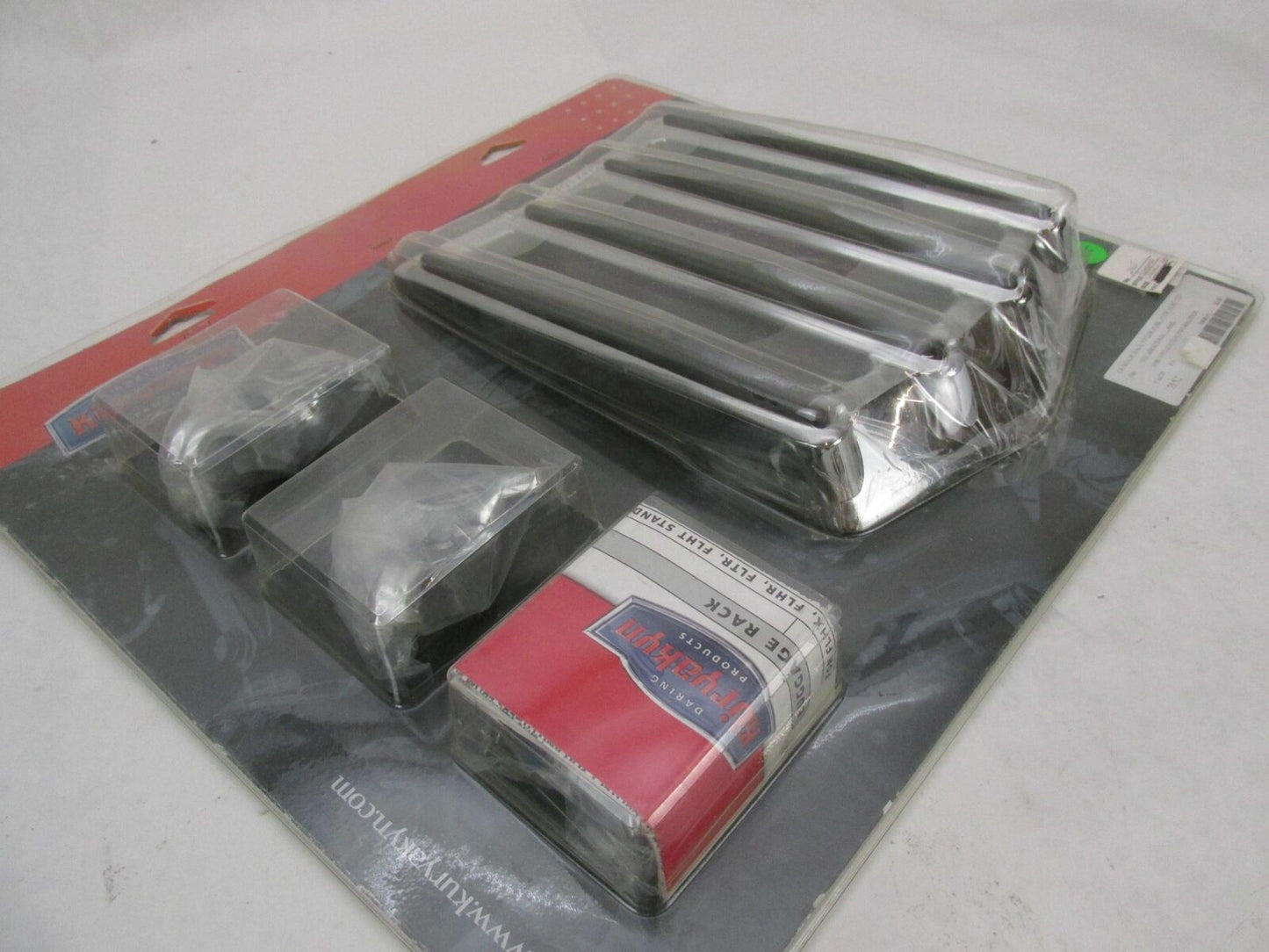 Kuryakyn Harley FL FLHX FLHR Chrome Touring Luggage Rack Set 7152