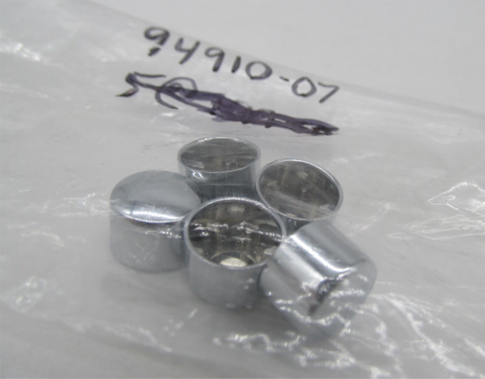 Lot of 5 Harley-Davidson Genuine NOS Chrome Bolt Trim Covers 94910-07