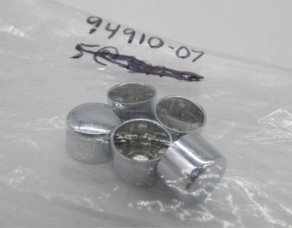 Lot of 5 Harley-Davidson Genuine NOS Chrome Bolt Trim Covers 94910-07