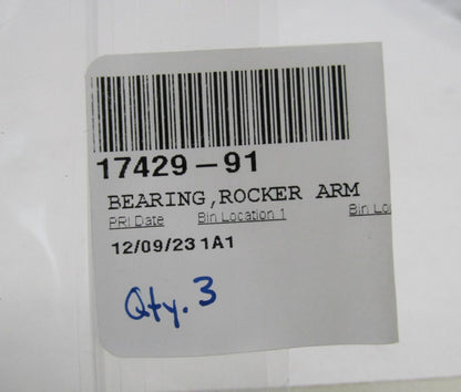 Lot of 3 Harley-Davidson Genuine NOS Rocker Arm Bearings 17429-91