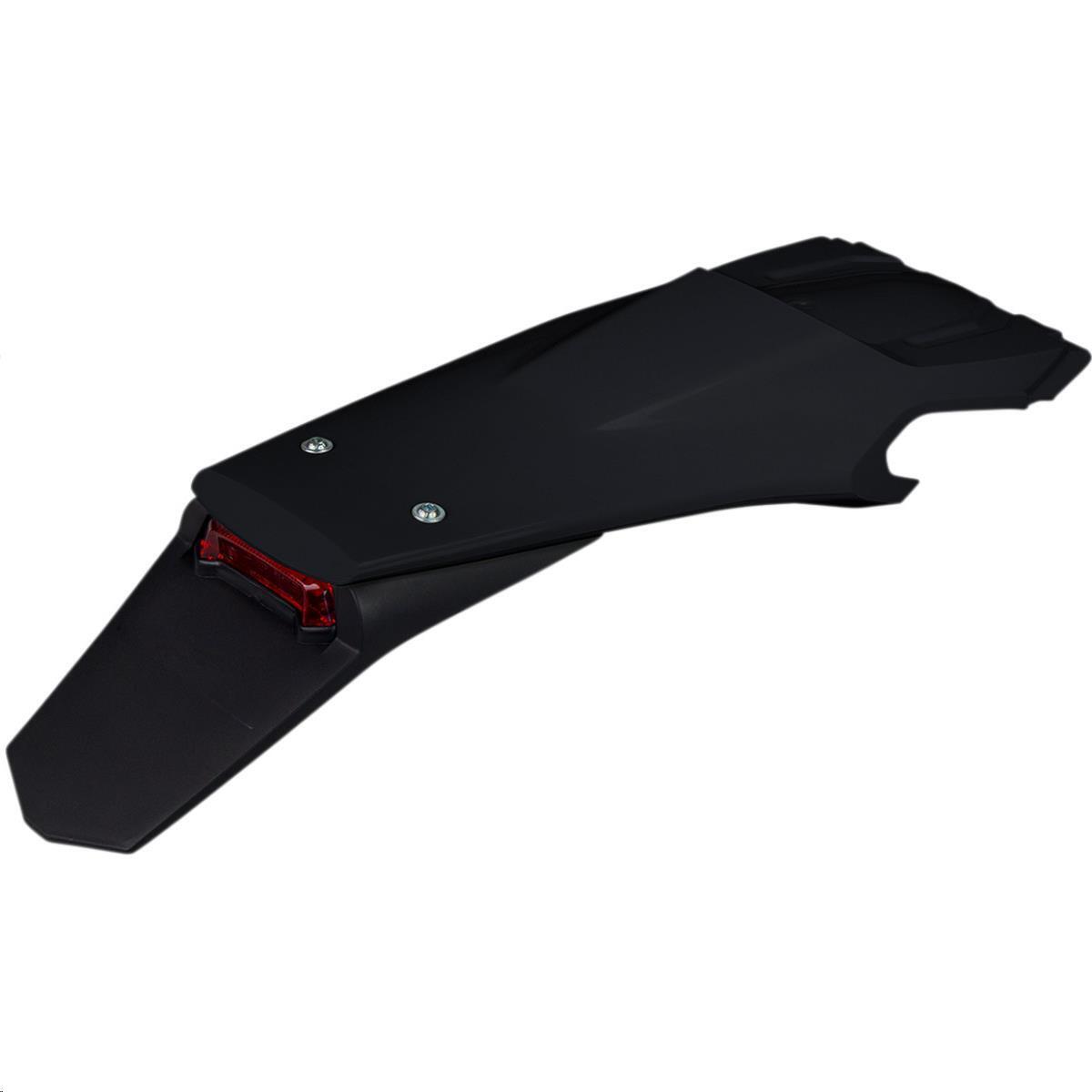 UFO Enduro Rear Fender with Light Black HU03398001