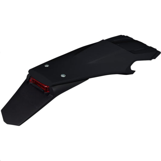 UFO Enduro Rear Fender with Light Black HU03398001