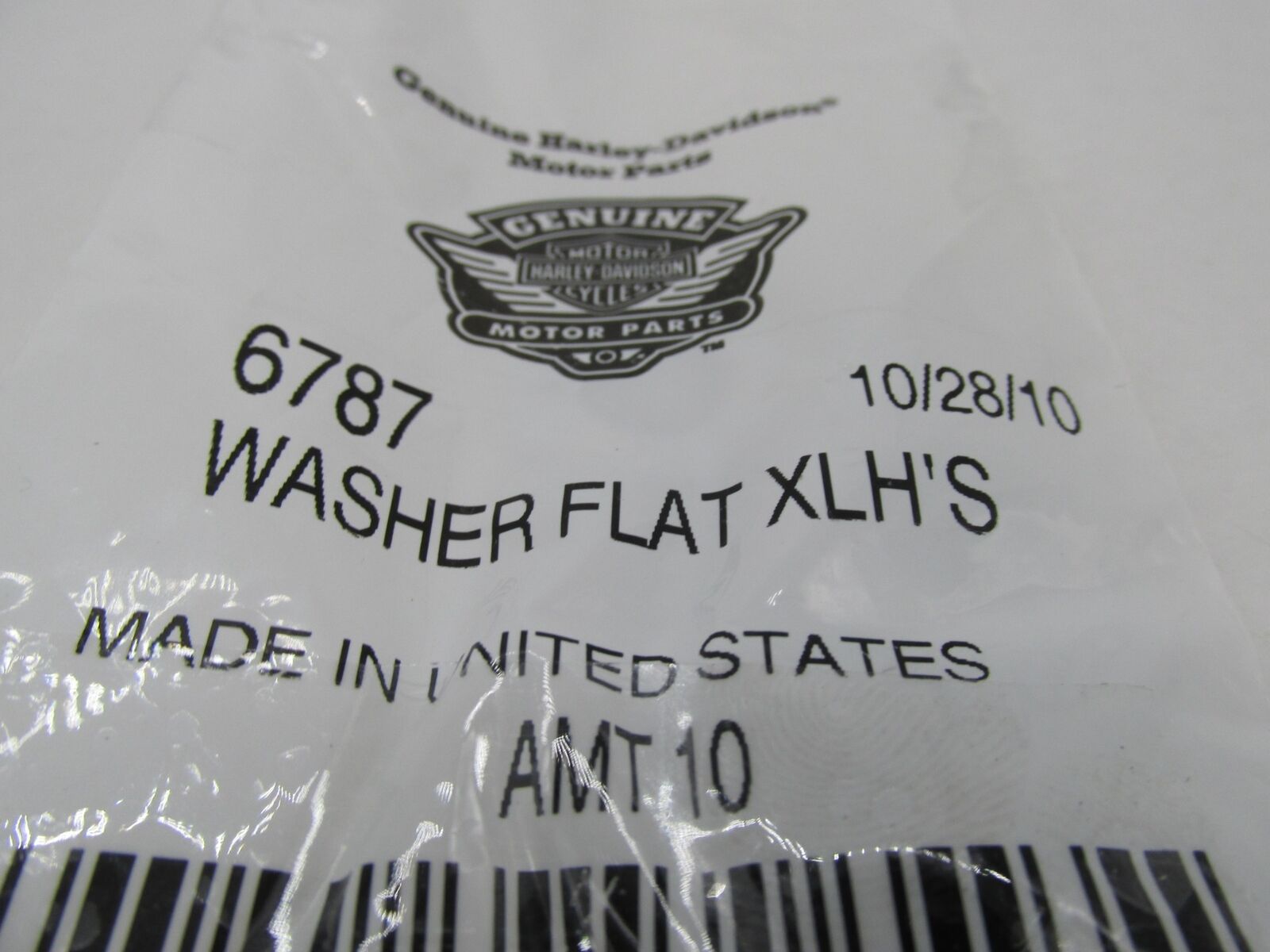 Lot of 8 Harley-Davidson Genuine NOS XLH Flat Washers 6787