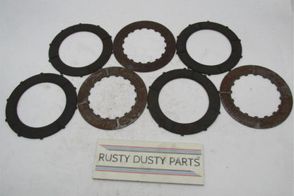 Lot of 7 Vintage Original BSA Triumph Clutch Plates