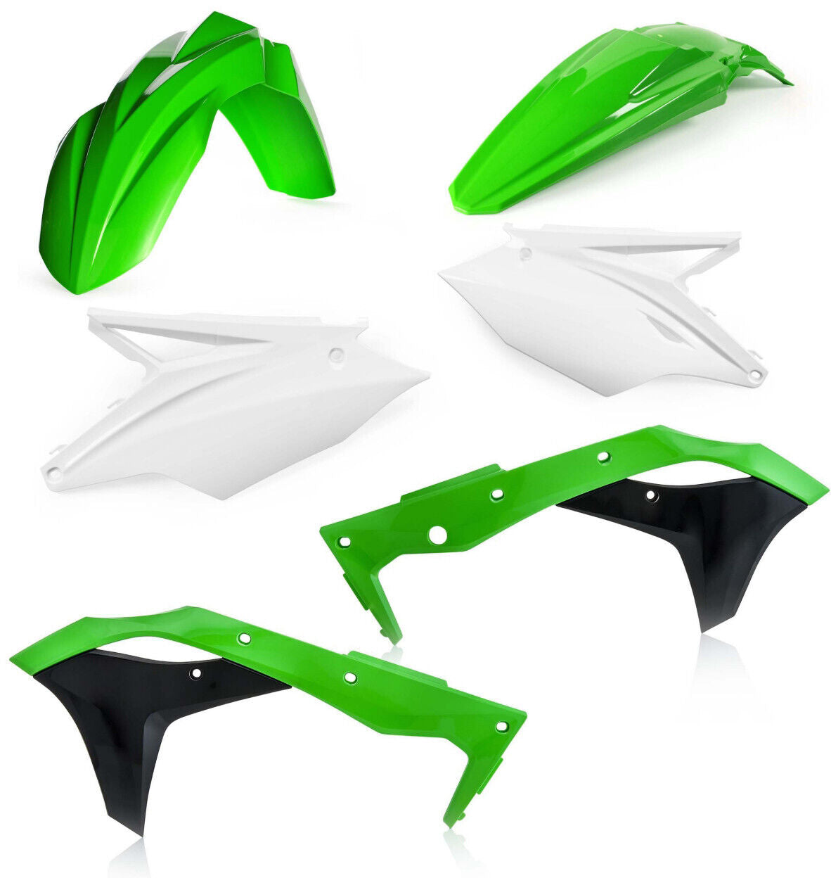 Acerbis Full Plastic Kit Green 2685815909