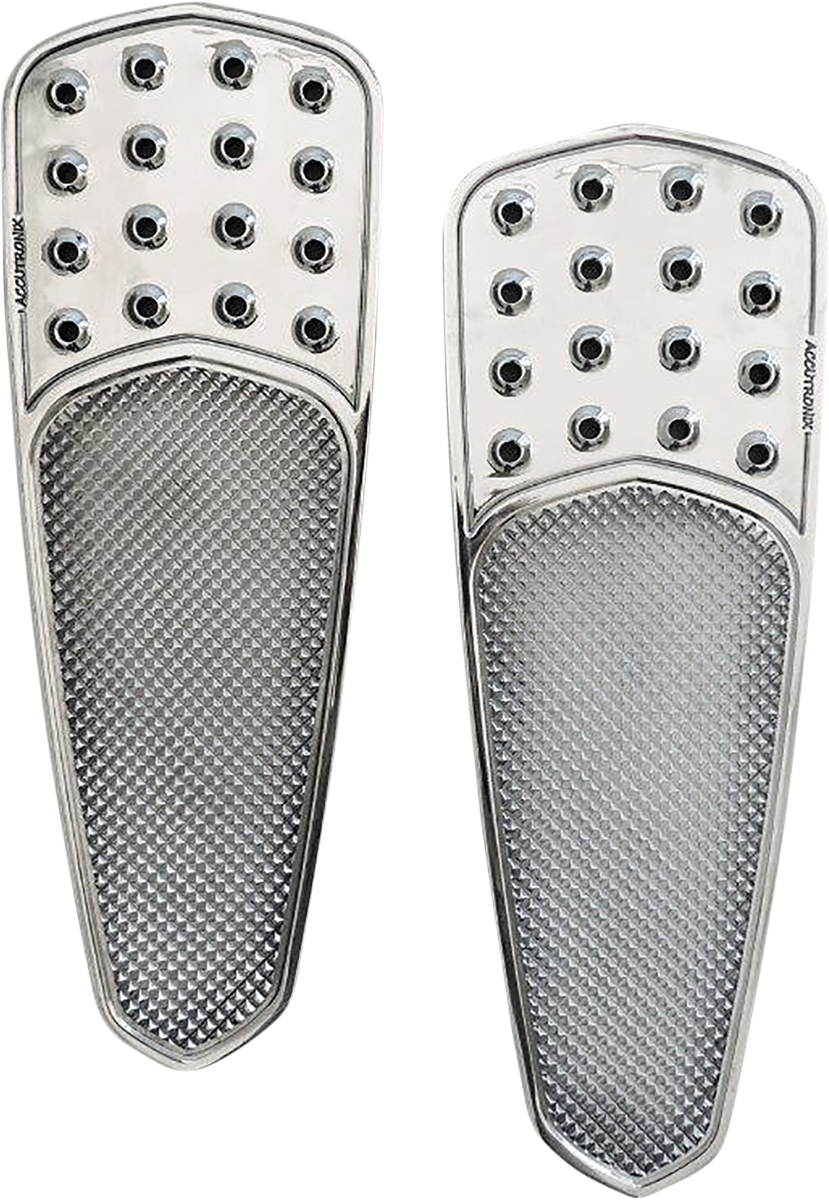 Accutronix Front Floorboards Knurled Drilled FBF01-KDTC