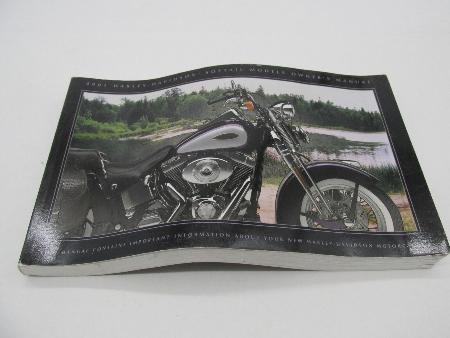 Harley-Davidson Official Factory 2001 Softail Motorcycle Owner's Manual 99469-01