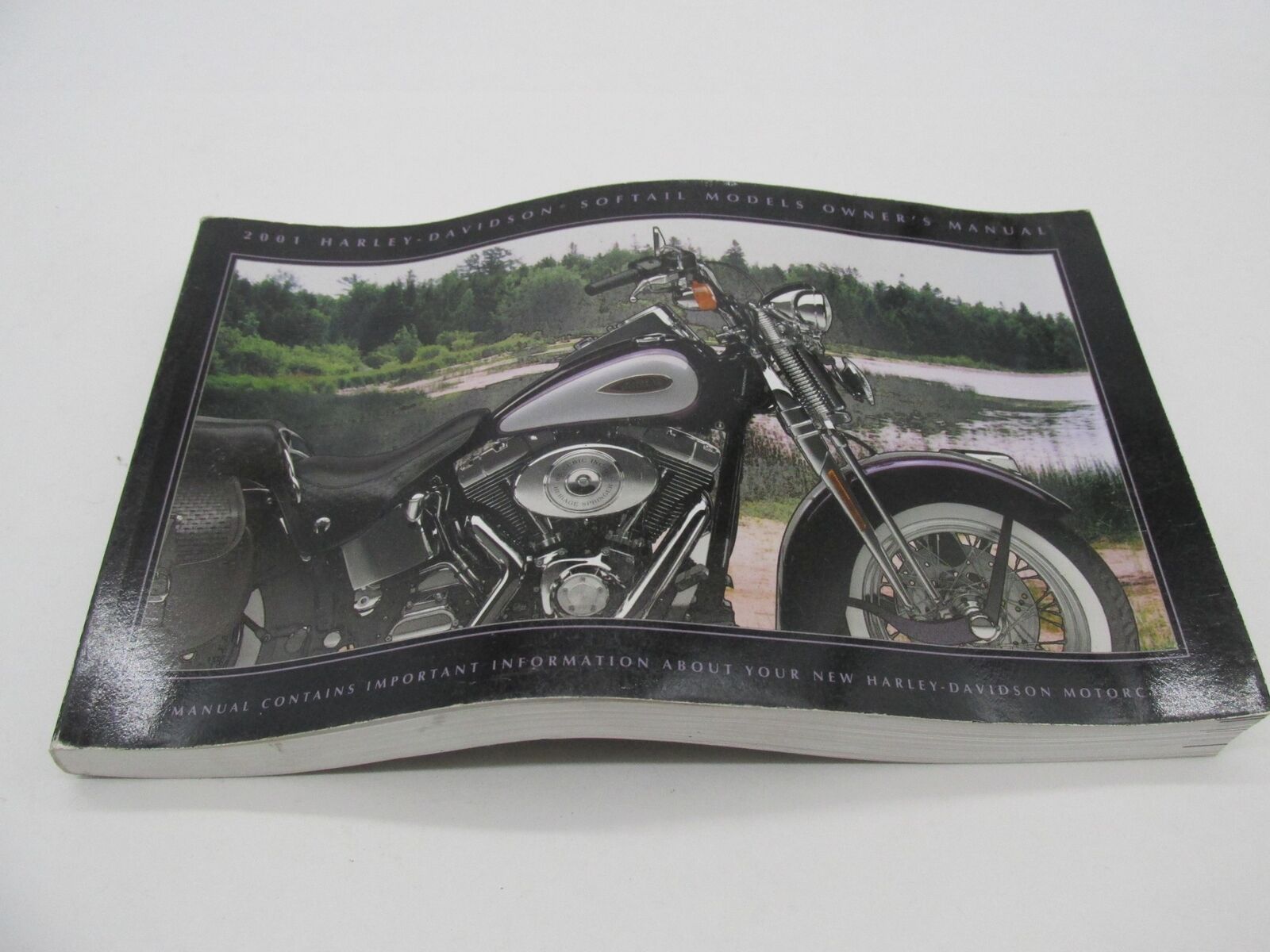 Harley-Davidson Official Factory 2001 Softail Motorcycle Owner's Manual 99469-01