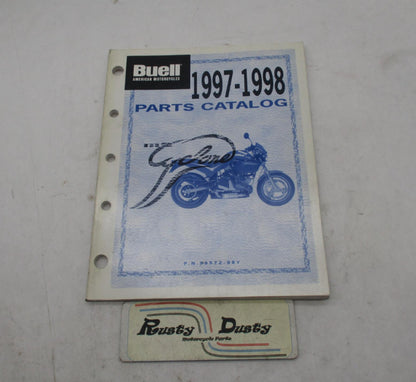 Harley Buell Official Factory 1997-1998 Cyclone Parts Catalog 99572-98Y
