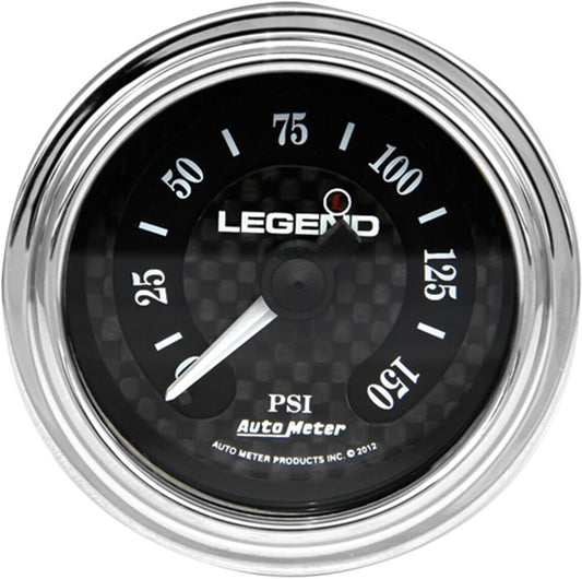 LEGENDS Fairing Mounted LED Backlit PSI Gauges Diamond Cut - Lighted