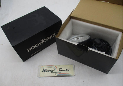 Set of 2 Harley Davidson Stock Black Aux Passing Lamps 4.5"