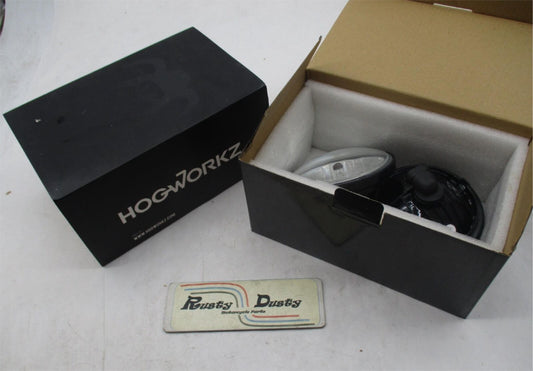 Set of 2 Harley Davidson Stock Black Aux Passing Lamps 4.5"