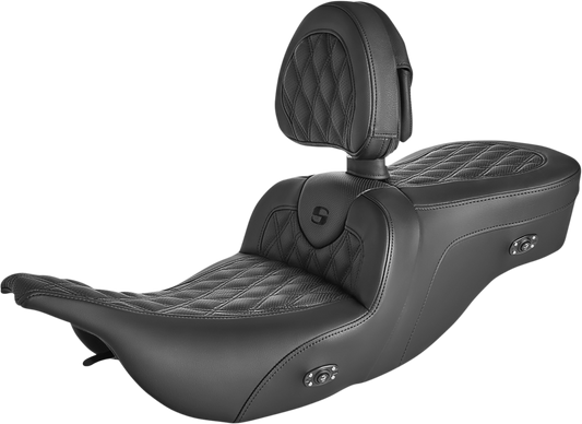 Saddlemen Roadsofa Lattice Stitched Seat Black 897-07-128BRHC
