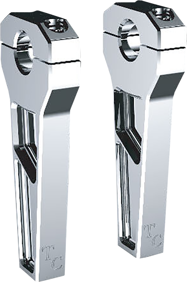 Todd's Cycle 1" Clamping Riser 6" Rise Chrome TD-R11-06