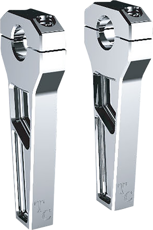 Todd's Cycle 1" Clamping Riser 6" Rise Chrome TD-R11-06