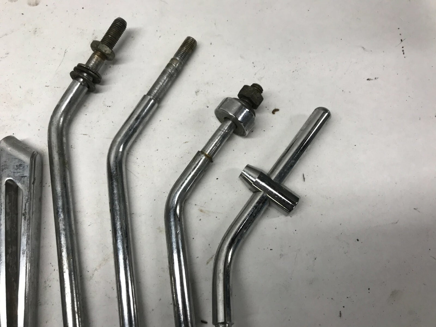 Mixed Lot Harley Davidson Mirrors Stems Chrome Slotted Custom