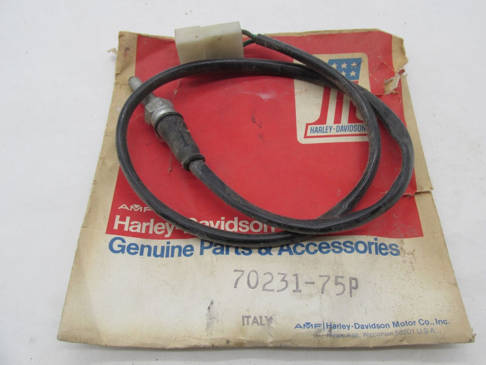 Harley-Davidson Genuine Aermacchi Brake Light Switch Cable 70231-75P