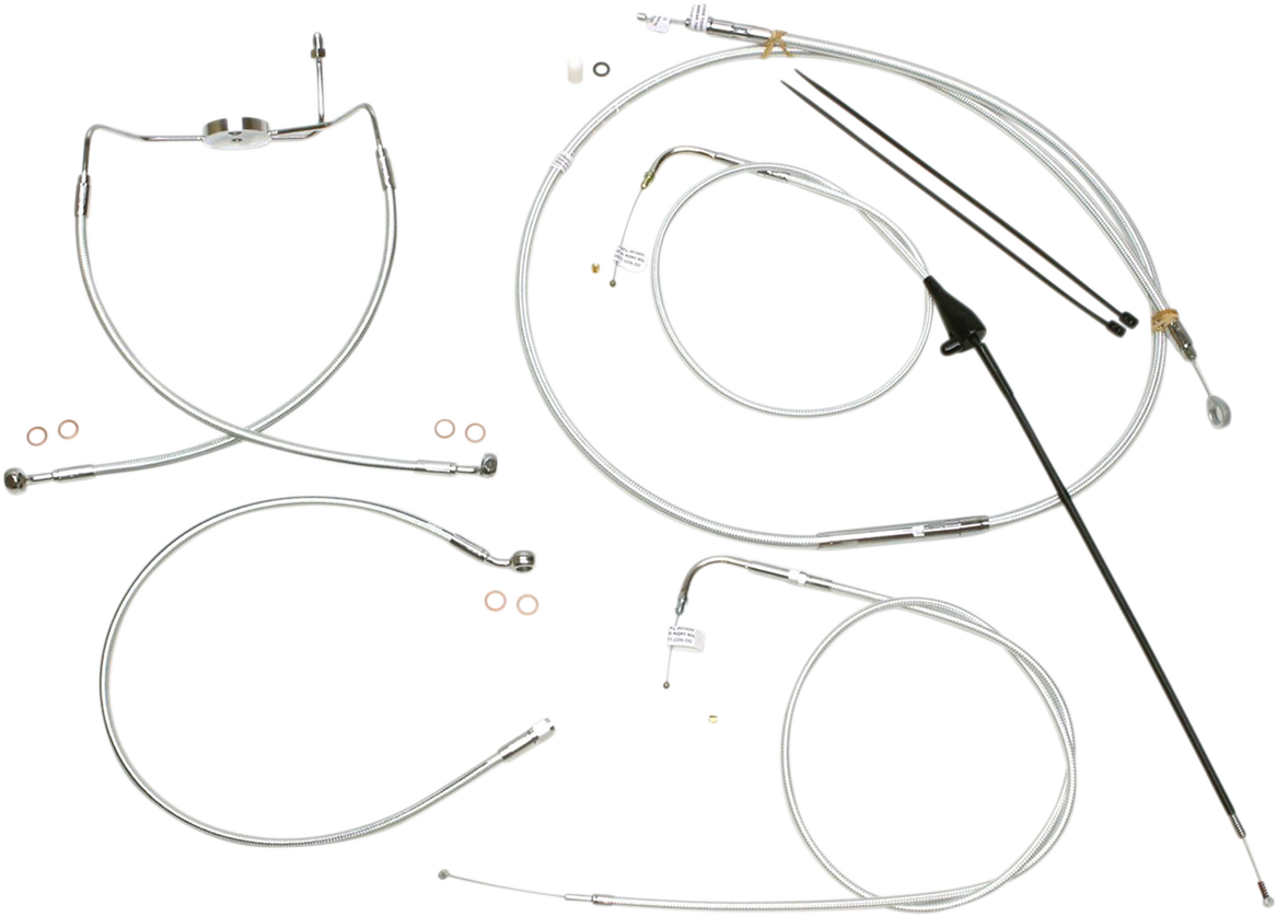 Magnum Designer Handlebar Installation Kits 10" Ape 387294