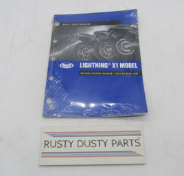 Buell NOS Sealed Official Factory 2002 Lightning X1 Parts Catalog 99571-02Y