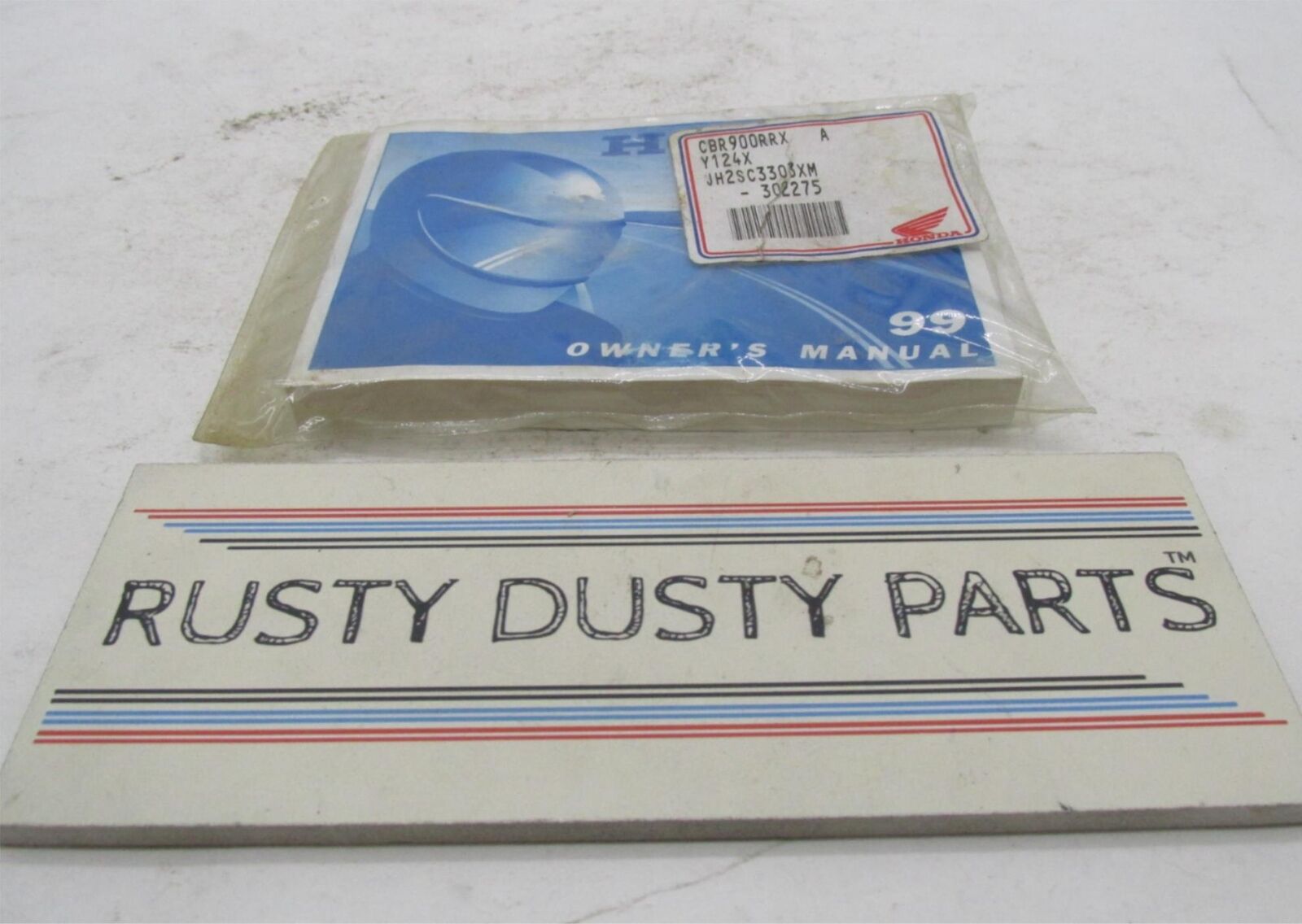 Honda Official Factory 1999 CBR 900 RRX Owner's Manual 302275 JH2SC3303XM