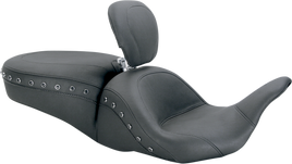 Mustang 1-Piece Lowdown Touring Seat with Driver Backrest 79705