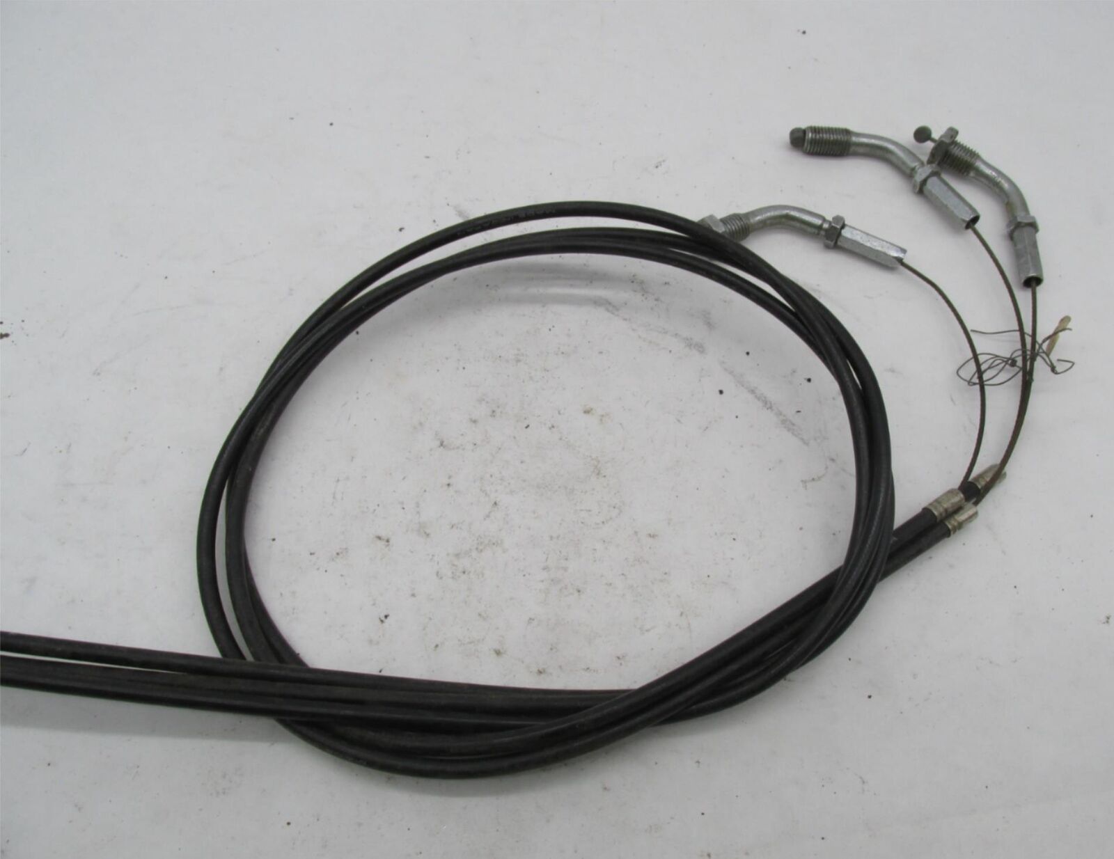 Set of  of 3 FAMA TSK Triumph Triple Motorcycle Throttle Cables