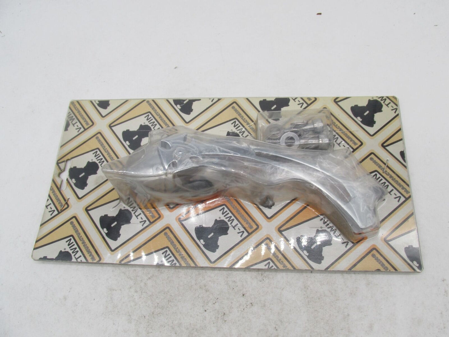 V-Twin Chrome Universal Oval Mirror with Visor with Cross Head Stem 34-0123